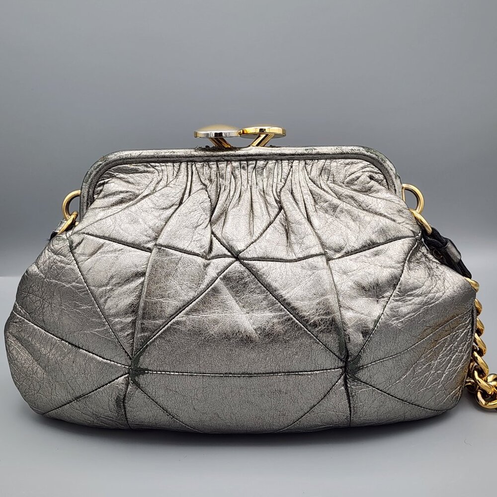 MARC JACOBS Collection Patchwork Metallic Leather… - image 7